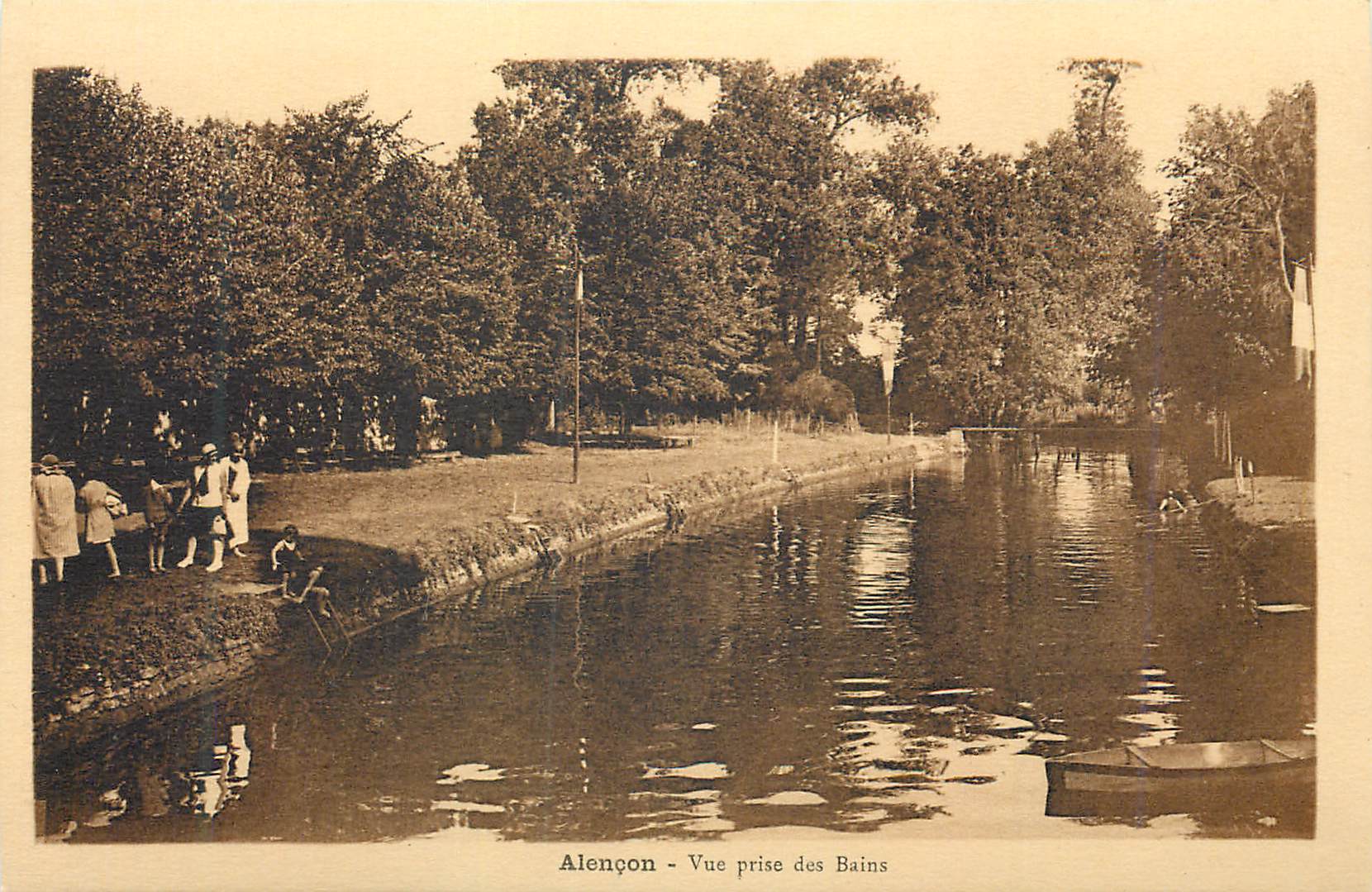 CPA Alencon Vue prise des Bains